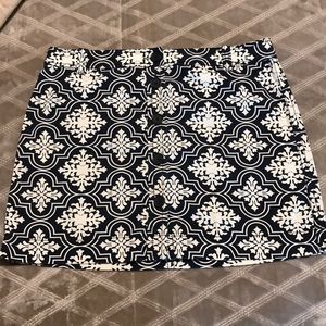 J. Crew button front skirt